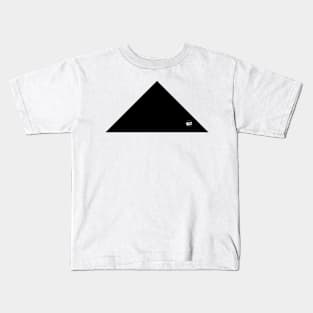 Triangle Black #minimal #design #kirovair #buyart Kids T-Shirt